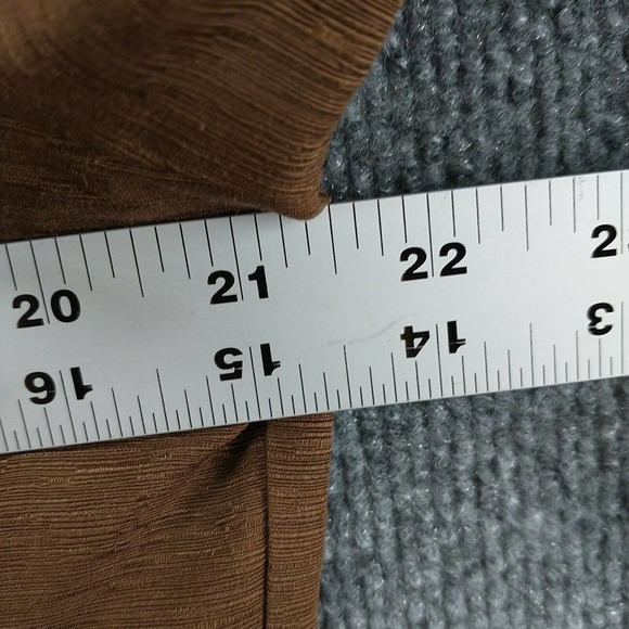 Silkland Women's Button-Up Jacket Brown XL Floral Embroidered Lined - Picture 13 of 13